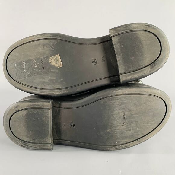 THE ROW Size 7.5 Black Leather Platform Chelsea Boots - Picture 6 of 9